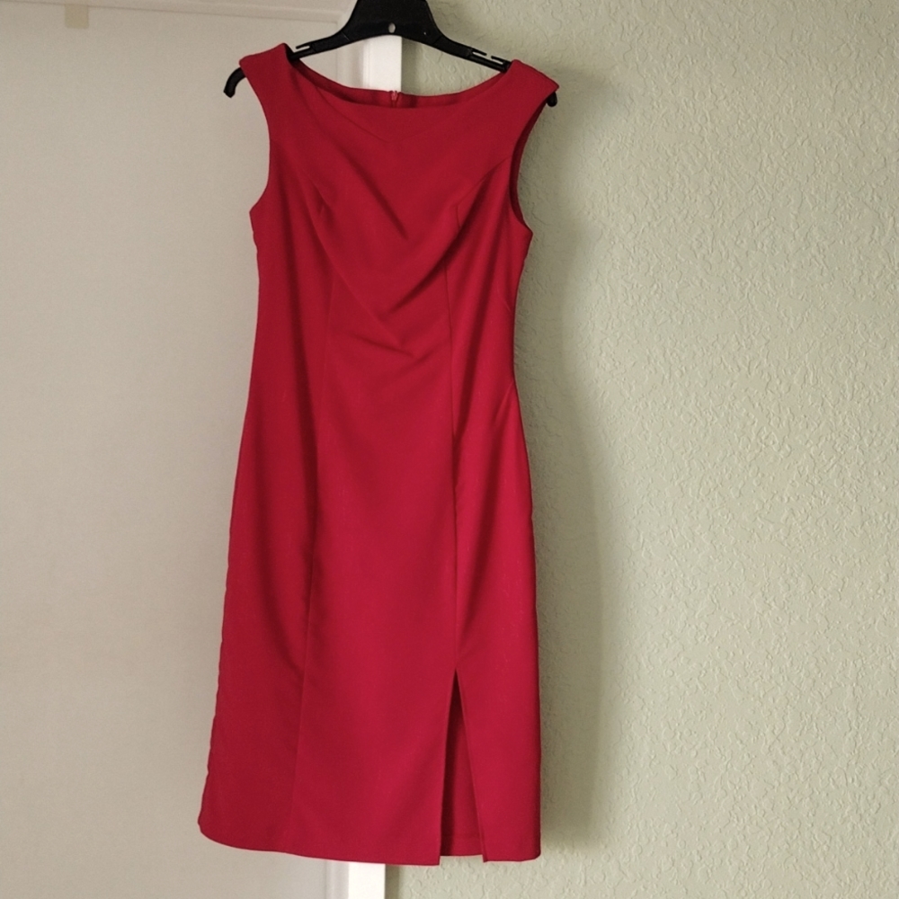 Zinc Red Sleeveless Dress Size 7